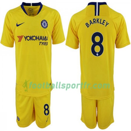 Tenue Chelsea Ross Barkley 8 Enfant Extérieur 2018-2019 Maillot de Foot